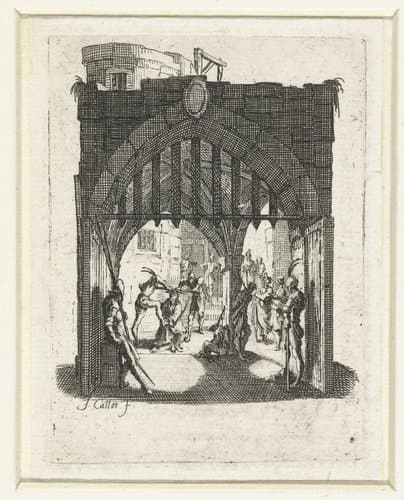 Doornenkroning by Jacques Callot
