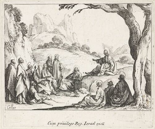 Bergrede by Jacques Callot