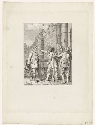 Oranje bezoekt alleen het opstandige Gent, ca. 1579 by Theodoor Koning