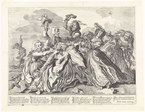 De strijd om de broek by Cornelis van Kittensteyn