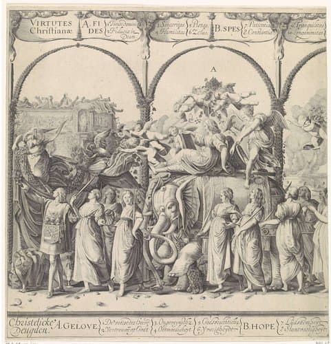Triomftocht van Willem van Oranje by Cornelis van Kittensteyn