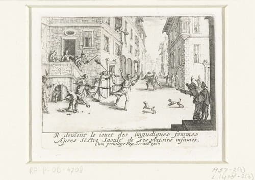 De verloren zoon by Jacques Callot