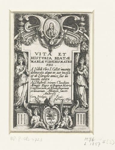 Vita et historia beatae Mariae virginis matris dei by Jacques Callot