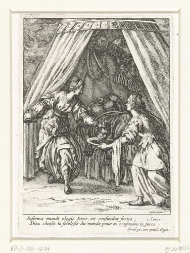 Judith met het hoofd van Holofernes by Jacques Callot
