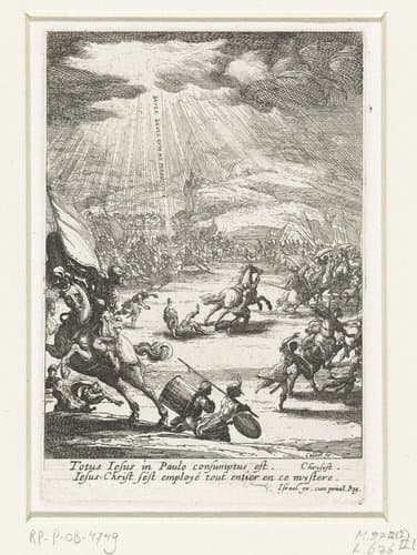 Bekering van Paulus by Jacques Callot