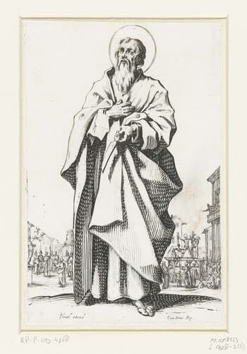Apostel Bartholomeüs by Jacques Callot