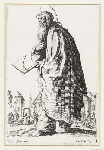Apostel Judas Thaddeüs by Jacques Callot