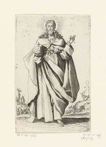 Christus als Salvator Mundi by anonymous