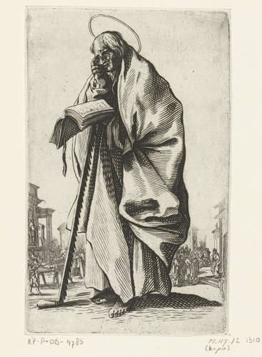 Christus, Maria en de apostelen by anonymous