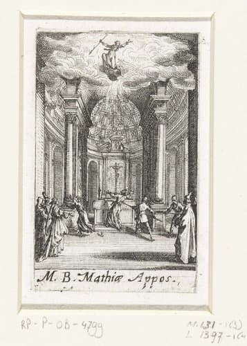 Het martelaarschap van Matthias by Jacques Callot