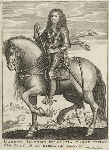 Portret van Karel II by Theodor van Merlen (II)