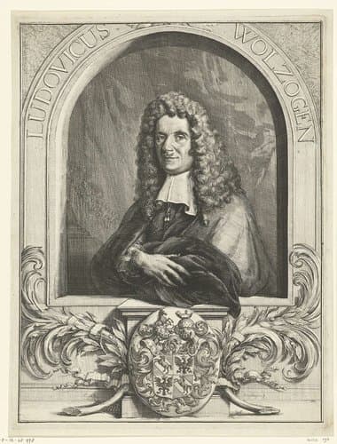 Portret van Ludwig von Wolzogen by Romeyn de Hooghe