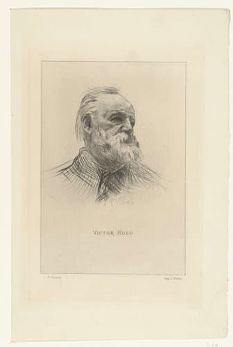 Victor Hugo du trois quarts by Auguste Rodin