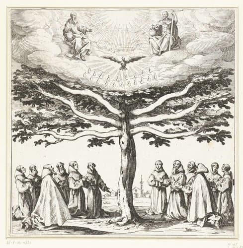 De boom van de Heilige Franciscus by Jacques Callot