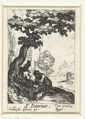 De boetvaardige Johannes de Doper by Jacques Callot