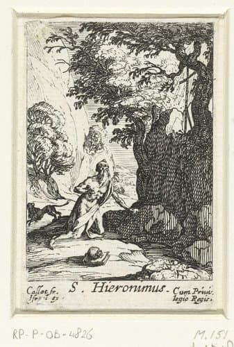 S. Hieronimus by Jacques Callot