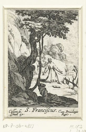 S. Franciscus by Jacques Callot