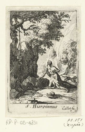 De boetvaardige Hiëronymus by anonymous