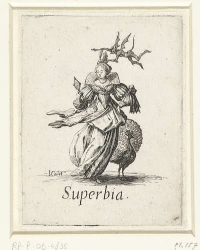 Zeven hoofdzonden by Jacques Callot