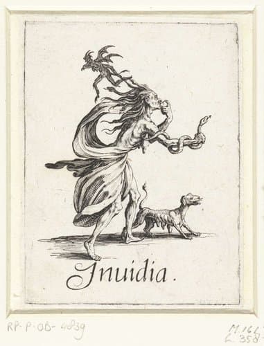 Invidia by Jacques Callot