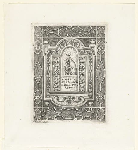 S. Maria ad columna by Jacques Callot