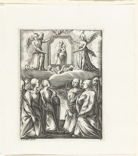 Schilderijen en sculpturen te Rome by Jacques Callot