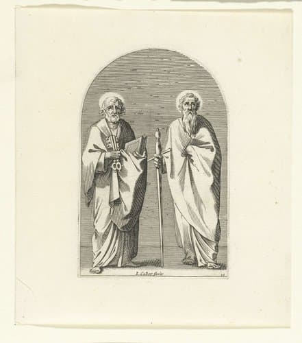 Schilderijen en sculpturen te Rome by Jacques Callot