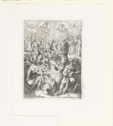 Schilderijen en sculpturen te Rome by Jacques Callot