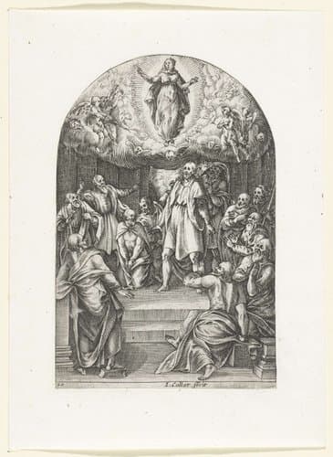 Schilderijen en sculpturen te Rome by Jacques Callot