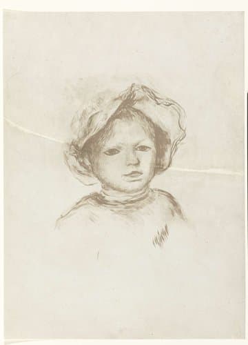 Portret van Pierre Renoir by Pierre Auguste Renoir