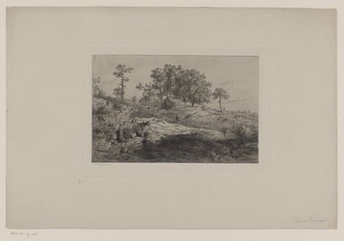 Landschap in de omgeving van de Ardennen by Théodore Fourmois