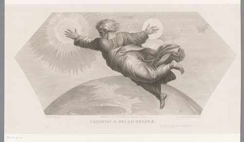 Fecit duo luminaria magna. gen. I. Fredericae Belgii reginae