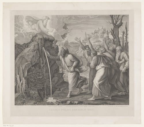 Percutiens virga ... silicem, egressae sunt aquae by Jozef Karel De Meulemeester