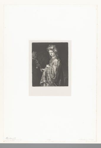 Saskia als Flora by Nikolay Semyonovich Mosolov