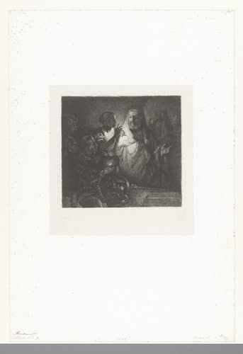 Verloochening van Petrus by Nikolay Semyonovich Mosolov