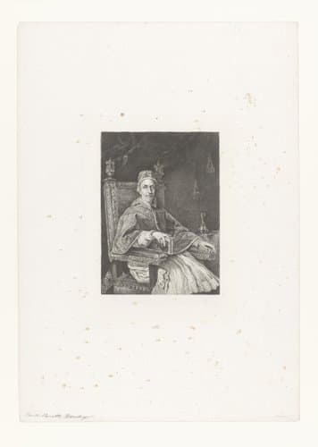 Portret van paus Clemens IX