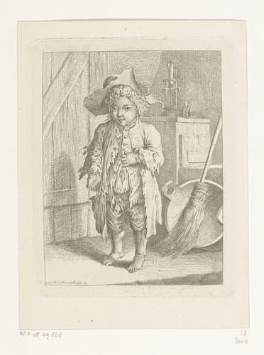 Bedeljongen bij de koetspoort by Daniel Nikolaus Chodowiecki