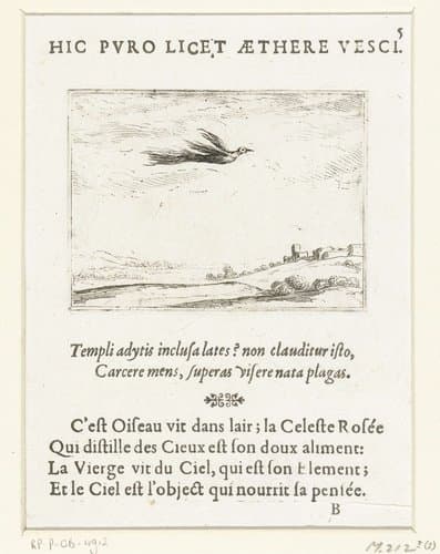 Leven van Maria in emblemen by Jacques Callot