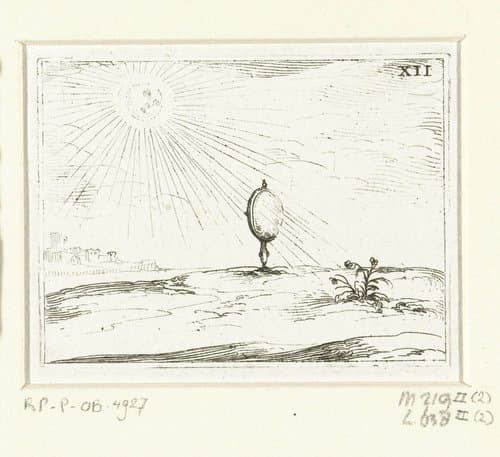 Leven van Maria in emblemen by Jacques Callot