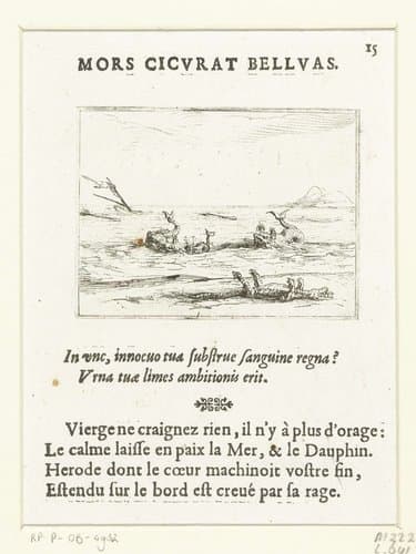 Mors cicurat belluas by Jacques Callot