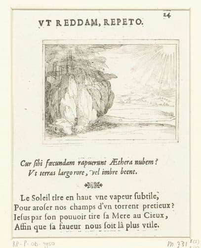 Leven van Maria in emblemen by Jacques Callot