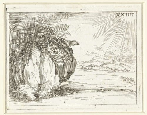 Zon en regen by Jacques Callot