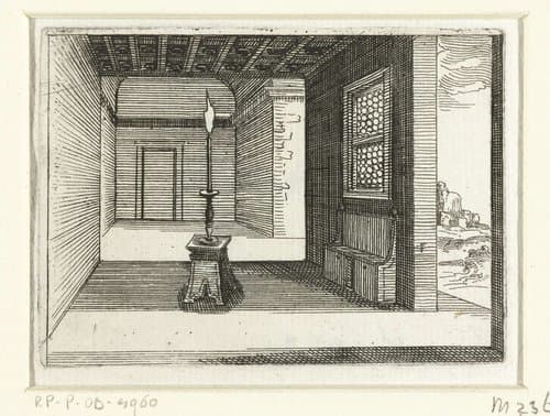 Brandende kaars by Jacques Callot