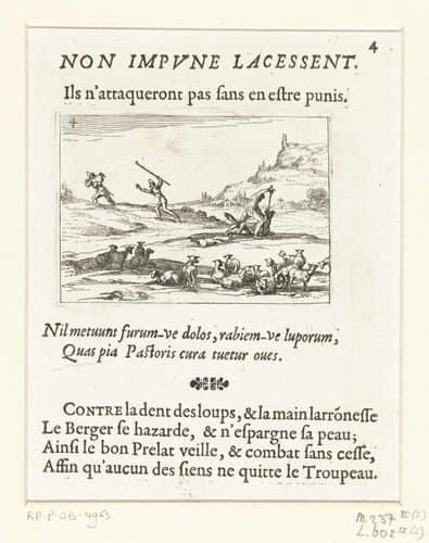 Kloosterleven in emblemen by Jacques Callot
