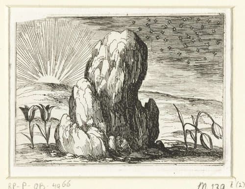 Tulpen en de zon by Jacques Callot