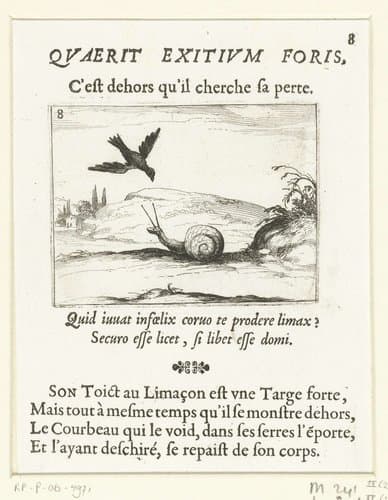 Quaerit exitium foris/C'est dehors qu'il cherche sa perte by Jacques Callot