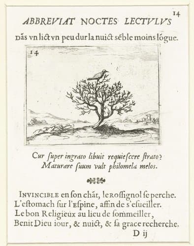 Kloosterleven in emblemen by Jacques Callot
