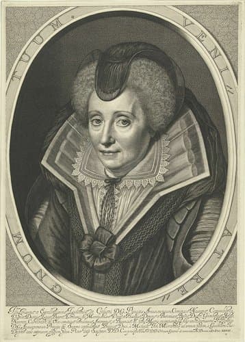 Portret van Louise de Coligny by Willem Jacobsz Delff