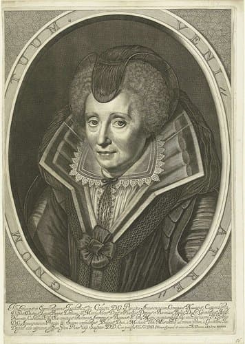 Portret van Louise de Coligny by Willem Jacobsz Delff