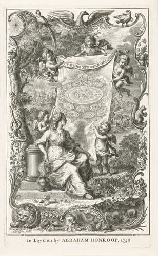 Allegorie op het hemelse Jeruzalem by Abraham Delfos